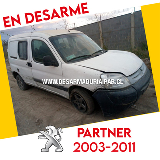 Repuestos y Desarmaduria PEUGEOT PARTNER 1.9 DW8B SOHC 8 VALV 4X2 DIESEL 2003 2004 2005 2006 2007 2008 2009 2010 2011