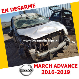 Repuestos y Desarmaduria NISSAN MARCH ADVANCE 1.6 HR16 DOHC 16 VALV 4X2 2016 2017 2018 2019