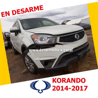 Repuestos y Desarmaduria SSANGYONG KORANDO 2.0 D20DT DOHC 16 VALV 4X2 DIESEL 2014 2015 2016 2017