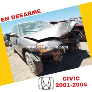 Repuestos y Desarmaduria HONDA CIVIC 1.7 D17A1 SOHC 16 VALV 4X2 2001 2002 2003 2004