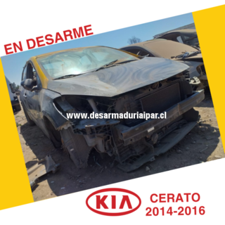 Repuestos y Desarmaduria KIA CERATO 1.6 G4FG DOHC 16 VALV 4X2 2014 2015 2016