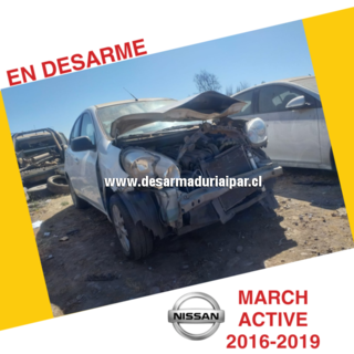 Repuestos y Desarmaduria NISSAN MARCH ACTIVE 1.6 HR16 DOHC 16 VALV 4X2 2016 2017 2018 2019