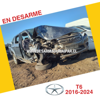Repuestos y Desarmaduria JAC T6 2.0 HFC4GA3 DOHC 16 VALV 4X2 2016 2017 2018 2019 2020 2021 2022 2023 2024