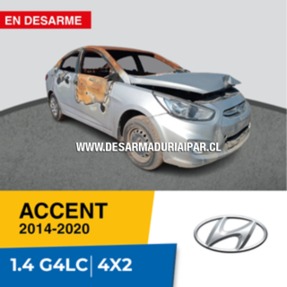 HYUNDAI ACCENT 1.4 G4LC DOHC 16 VALV 4X2 2014 2015 2016 2017 2018 2019 2020 en Desarme