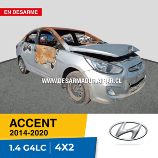 HYUNDAI ACCENT 1.4 G4LC DOHC 16 VALV 4X2 2014 2015 2016 2017 2018 2019 2020 en Desarme