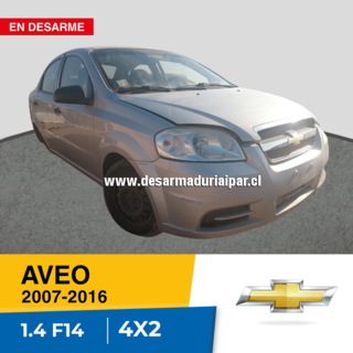 Repuestos y Desarmaduria CHEVROLET AVEO 1.4 F14 DOHC 16 VALV 4X2 2007 2008 2009 2010 2011 2012 2013 2014 2015 2016