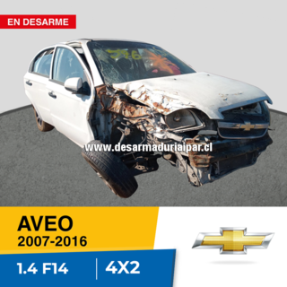 Repuestos y Desarmaduria CHEVROLET AVEO 1.4 F14 DOHC 16 VALV 4X2 2007 2008 2009 2010 2011 2012 2013 2014 2015 2016