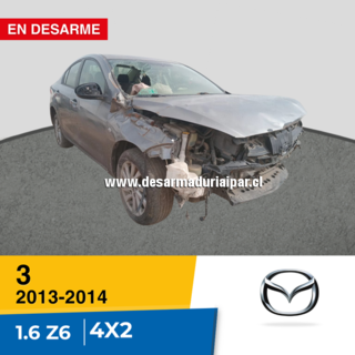 Repuestos y Desarmaduria MAZDA 3 1.6 Z6 DOHC 16 VALV 4X2 2013 2014