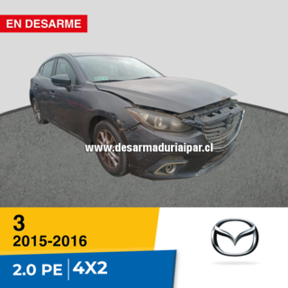 Repuestos y Desarmaduria MAZDA 3 2.0 PE DOHC 16 VALV 4X2 2015 2016
