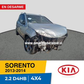 Repuestos y Desarmaduria KIA SORENTO 2.2 D4HB DOHC 16 VALV 4X4 DIESEL 2013 2014
