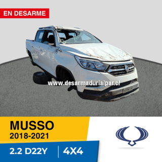 Repuestos y Desarmaduria SSANGYONG MUSSO 2.2 D22Y DOHC 16 VALV 4X4 DIESEL 2018 2019 2020 2021