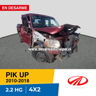 Repuestos y Desarmaduria MAHINDRA PIK UP 2.2 HG EURO IV DOHC 16 VALV 4X2 DIESEL 2010 2011 2012 2013 2014 2015 2016 2017 2018