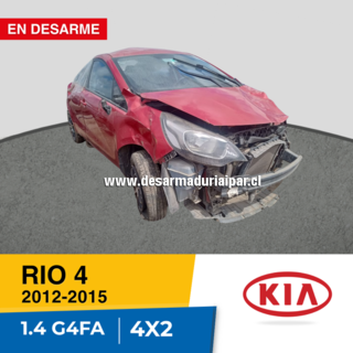 Repuestos y Desarmaduria KIA RIO 4 1.4 G4FA DOHC 16 VALV 4X2 2012 2013 2014 2015