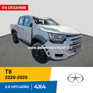Repuestos y Desarmaduria JAC T8 2.0 HFC4DB2 DOHC 16 VALV 4X4 DIESEL 2020 2021 2022 2023 2024 2025