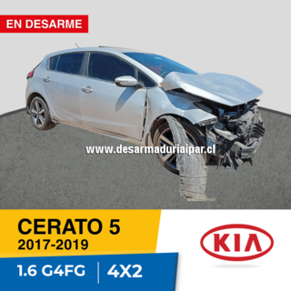 Repuestos y Desarmaduria KIA CERATO 5 1.6 G4FG DOHC 16 VALV 4X2 2017 2018 2019
