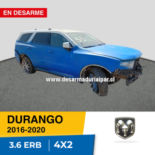Repuestos y Desarmaduria DODGE DURANGO 3.6 ERB DOHC 24 VALV 4X2 2016 2017 2018 2019 2020