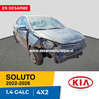 Repuestos y Desarmaduria KIA SOLUTO 1.4 G4LC DOHC 16 VALV 4X2 2022 2023 2024 2025 2026