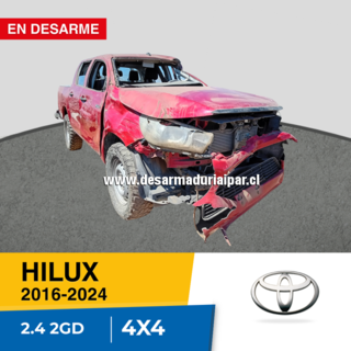 Repuestos y Desarmaduria TOYOTA HILUX 2.4 2GD DOHC 16 VALV 4X4 DIESEL 2016 2017 2018 2019 2020 2021 2022 2023 2024