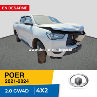 Repuestos y Desarmaduria GREAT WALL POER TD ELITE 2.0 GW4D20M DOHC 16 VALV 4X2 DIESEL 2021 2022 2023 2024