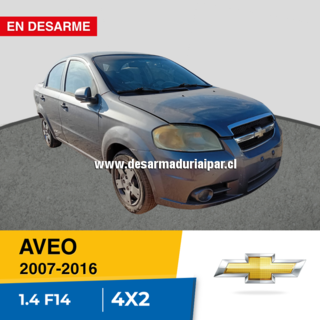 Repuestos y Desarmaduria CHEVROLET AVEO 1.4 F14 DOHC 16 VALV 4X2 2007 2008 2009 2010 2011 2012 2013 2014 2015 2016
