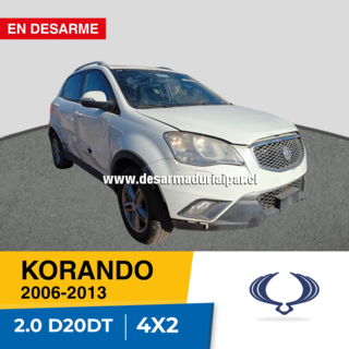 Repuestos y Desarmaduria SSANGYONG KORANDO 2.0 D20DT DOHC 16 VALV 4X2 DIESEL 2006 2007 2008 2009 2010 2011 2012 2013