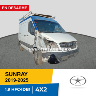 Repuestos y Desarmaduria JAC SUNRAY 1.9 HFC4DB1 DOHC 16 VALV 4X2 DIESEL 2019 2020 2021 2022 2023 2024 2025
