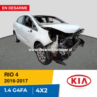 Repuestos y Desarmaduria KIA RIO 4 1.4 G4FA DOHC 16 VALV 4X2 2016 2017