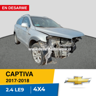 Repuestos y Desarmaduria CHEVROLET CAPTIVA 2.4 LE9 DOHC 16 VALV 4X4 2017 2018