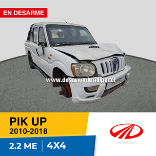 Repuestos y Desarmaduria MAHINDRA PIK UP 2.2 ME EURO V DOHC 16 VALV 4X4 DIESEL 2010 2011 2012 2013 2014 2015 2016 2017 2018