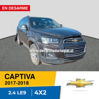 Repuestos y Desarmaduria CHEVROLET CAPTIVA 2.4 LE9 DOHC 16 VALV 4X2 2017 2018