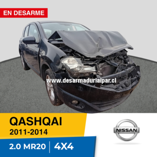 Repuestos y Desarmaduria NISSAN QASHQAI 2.0 MR20 DOHC 16 VALV 4X4 2011 2012 2013 2014