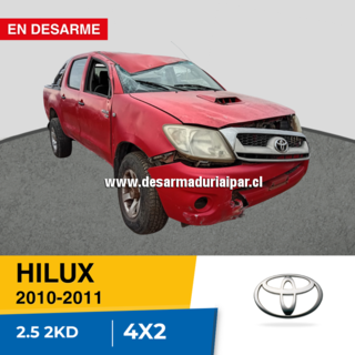 TOYOTA HILUX 2.5 2KD DOHC 16 VALV 4X2 DIESEL 2010 2011 en Desarme