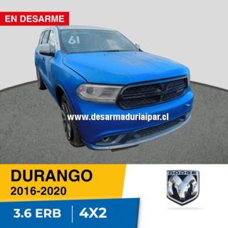 DODGE DURANGO 3.6 ERB DOHC 24 VALV 4X2 2016 2017 2018 2019 2020 en Desarme