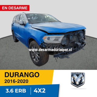 DODGE DURANGO 3.6 ERB DOHC 24 VALV 4X2 2016 2017 2018 2019 2020 en Desarme