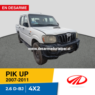 MAHINDRA PIK UP 2.6 D-BJ SOHC 16 VALV 4X2 DIESEL 2007 2008 2009 2010 2011 en Desarme