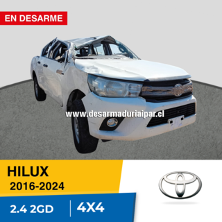 TOYOTA HILUX 2.4 2GD DOHC 16 VALV 4X4 DIESEL 2016 2017 2018 2019 2020 2021 2022 2023 2024 en Desarme