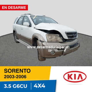 KIA SORENTO 3.5 G6CU DOHC 24 VALV 4X4 2003 2004 2005 2006 en Desarme
