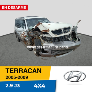 HYUNDAI TERRACAN 2.9 J3 DOHC 16 VALV 4X4 DIESEL 2005 2006 2007 2008 2009 en Desarme