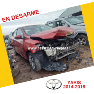 TOYOTA YARIS 1.5 1NZ DOHC 16 VALV 4X2 2014 2015 2016 en Desarme
