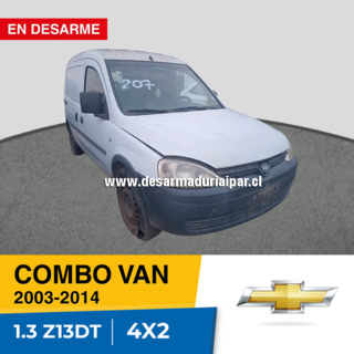 CHEVROLET COMBO VAN 1.3 Z13DT DOHC 16 VALV 4X2 DIESEL 2003 2004 2005 2006 2007 2008 2009 2010 2011 2012 2013 2014 en Desarme