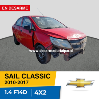 CHEVROLET SAIL CLASSIC 1.4 F14D DOHC 16 VALV 4X2 2010 2011 2012 2013 2014 2015 2016 2017 en Desarme