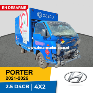 HYUNDAI PORTER 2.5 D4CB DOHC 16 VALV 4X2 DIESEL 2021 2022 2023 2024 2025 2026 en Desarme