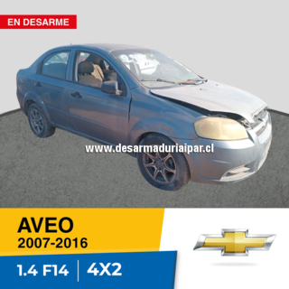 CHEVROLET AVEO 1.4 F14 DOHC 16 VALV 4X2 2007 2008 2009 2010 2011 2012 2013 2014 2015 2016 en Desarme