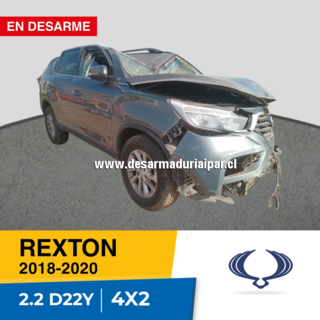 SSANGYONG REXTON 2.2 D22Y DOHC 16 VALV 4X2 DIESEL 2018 2019 2020 en Desarme