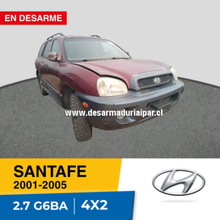 HYUNDAI SANTAFE 2.7 G6BA DOHC 24 VALV 4X2 2001 2002 2003 2004 2005 en Desarme