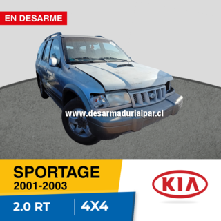 KIA SPORTAGE 2.0 RT SOHC 8 VALV 4X4 DIESEL 2001 2002 2003 en Desarme