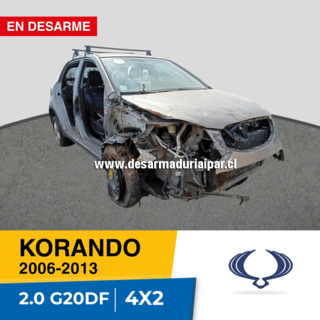 SSANGYONG KORANDO 2.0 G20DF DOHC 16 VALV 4X2 2006 2007 2008 2009 2010 2011 2012 2013 en Desarme