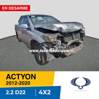 SSANGYONG ACTYON 2.2 D22 DOHC 16 VALV 4X2 DIESEL 2012 2013 2014 2015 2016 2017 2018 2019 2020 en Desarme