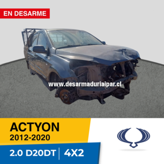 SSANGYONG ACTYON 2.0 D20DT DOHC 16 VALV 4X2 DIESEL 2012 2013 2014 2015 2016 2017 2018 2019 2020 en Desarme