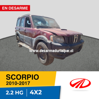 MAHINDRA SCORPIO 2.2 HG EURO IV DOHC 16 VALV 4X2 DIESEL 2010 2011 2012 2013 2014 2015 2016 2017 en Desarme